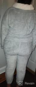 img 6 attached to Tanming Women'S Fluffy Pajamas Set: Fleece Pullover Pants Plush Loungewear Sleepwear