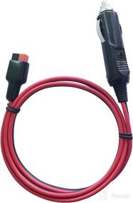 img 3 attached to AYECEHI Car Cigarette Lighter Plug with 15 Amp Fuse14AWG Extension Cable Adapter – Compatible with Anderson Power Pole Connectors, 3.3ft/1m