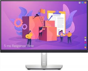 img 4 attached to 🖥️ Dell P2422H 24" FHD Monitor with Comfortview Technology, Adjustable Height, Flicker-Free, Tilt & Swivel Adjustment, 1920X1080P, 60Hz