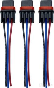 img 4 attached to 🔌 Pulse Power Plug Pigtail Connector Kit - Replacement for Polaris Ranger XP 1000 / RZR RS1 Pro/General Bus Bar plugs Power Wire Harness Connector - Compatible with 2018-2021 Models (Set of 3)