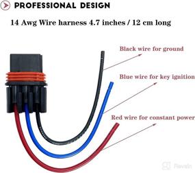 img 2 attached to 🔌 Pulse Power Plug Pigtail Connector Kit - Replacement for Polaris Ranger XP 1000 / RZR RS1 Pro/General Bus Bar plugs Power Wire Harness Connector - Compatible with 2018-2021 Models (Set of 3)