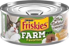 img 3 attached to Friskies Farm Favorites Pate with Natural Chicken & Carrots - Pack of 12 Cans (5.5 OZ each)