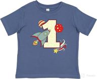 inktastic 1st birthday outer space theme baby t-shirt: blast off into out-of-this-world cuteness! логотип