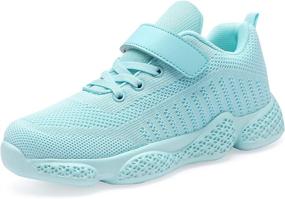 img 4 attached to Dynamic Casbeam Breathable Sneakers: Lightweight Athletic Girls' Shoes – Unleash Your Sporting Potential