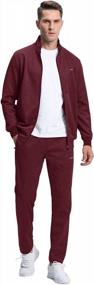 img 2 attached to MAGNIVIT Men'S Tracksuit Set Full Zip Long Sleeve Jogging Running Sweatsuits
