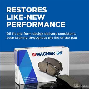 img 2 attached to 🔵 Wagner ZD1078 Ceramic Disc Brake Pad Set - QuickStop