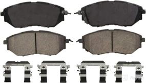 img 4 attached to 🔵 Wagner ZD1078 Ceramic Disc Brake Pad Set - QuickStop