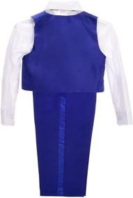 img 1 attached to Dressy Daisy Classic Tuxedo Wedding Boys' Clothing ~ Suits & Sport Coats