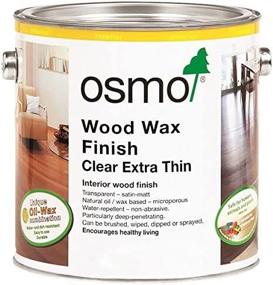 img 3 attached to 🌳 Enhance Wood's Natural Beauty with Osmo Wood Wax Finish Extra Thin - 1101 Clear - .75 Liter