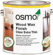 🌳 enhance wood's natural beauty with osmo wood wax finish extra thin - 1101 clear - .75 liter logo