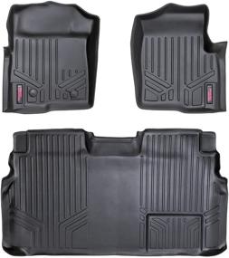 img 4 attached to 🔝 High-Quality Rough Country Floor Mats for Ford F-150 SuperCrew Cab 2011-2014 (Model: M-51112)