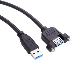 img 3 attached to Расширительный кабель USB 3.0 с креплением на панель