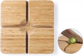 img 4 attached to Cut Veggies Easily With COOKDUO Veggie Gripper & Round Cutting Board!