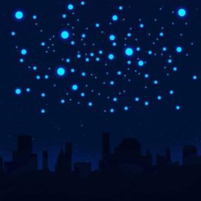 img 4 attached to Create A Starry Sky With 445 Ultra-Glow Wall Stickers: Perfect For Kids' Bedrooms And Birthday Gifts!