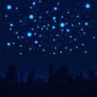 create a starry sky with 445 ultra-glow wall stickers: perfect for kids' bedrooms and birthday gifts! logo
