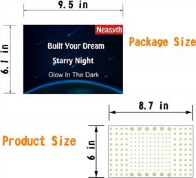 img 3 attached to Create A Starry Sky With 445 Ultra-Glow Wall Stickers: Perfect For Kids' Bedrooms And Birthday Gifts!