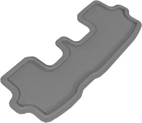 img 4 attached to 3D MAXpider Custom Fit Kagu Floor Mat (Gray) For 2008-2013 Toyota Highlander Gas/Hybrid - 3RD Row