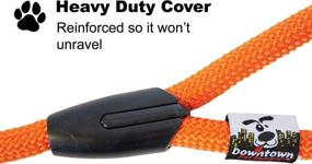 img 1 attached to 🐾 Downtown Pet Supply - Heavy-Duty Corded Dog Leash: Ultimate Recall & Obedience Training Tool for Strong Dogs.