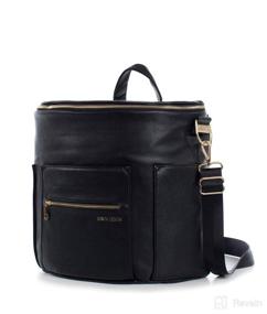 img 3 attached to 👜 Fawn Design Premium Vegan Leather Diaper Bag and Backpack (Black 2.0): The Perfect Stylish and Functional Parenting Companion