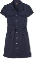 👗 cute and comfy french toast girls safari shirtdress – perfect for girls' clothing and dresses! logo