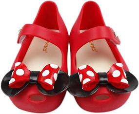 img 3 attached to 👑 IFANS Girls Princess Toddler Flats: Little Girls' Shoes for Maximum Comfort and Style