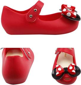 img 2 attached to 👑 IFANS Girls Princess Toddler Flats: Little Girls' Shoes for Maximum Comfort and Style