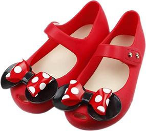 img 4 attached to 👑 IFANS Girls Princess Toddler Flats: Little Girls' Shoes for Maximum Comfort and Style