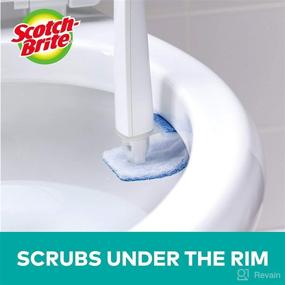 img 2 attached to 🚽 Scotch-Brite Disposable Toilet Cleaning System with Scrubber