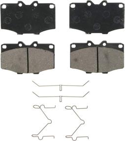 img 4 attached to Wagner QuickStop ZD137 Brake Pad Set with Ceramic Disc