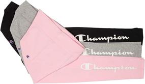 img 1 attached to Штаны Champion Heritage для девочек, размер Large - стильная и комфортная активная одежда для девочек.