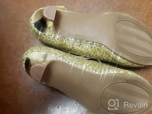 img 1 attached to Thee Bron Toddler Little 👧 Medium Girls' Flats: Stylish and Comfortable Shoes review by Michael Shim