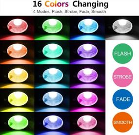 img 3 attached to ZUCKEO 6W RGB Outdoor LED Landscape Lights - Set Of 8, Waterproof, Remote Control, 16 Color Changing, Low Voltage Pathway Lights For Garden, Yard, And Indoors - 12V 24V Decorative Lighting Solution