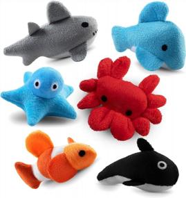 img 3 attached to 24-Pack Of Adorable 3" Mini Plush Sea Animals For Kids - Perfect For Playtime And Learning!