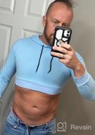 img 1 attached to Women'S Cute Crop Top Hoodie For Summer Workout - Long Sleeve Pullover Sweatshirt review by Robert Smith