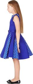 img 2 attached to BlackButterfly Alexia Vintage Polka Girls Girls' Clothing ~ Dresses