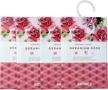 aronica scented sachet 4-pack - geranium rose drawer & closet air fresheners with hanger logo