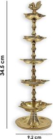 img 2 attached to Craftsman Deepawali Decoration Panchmahal Adjustable Home Decor best on Oil Lamps & Accessories