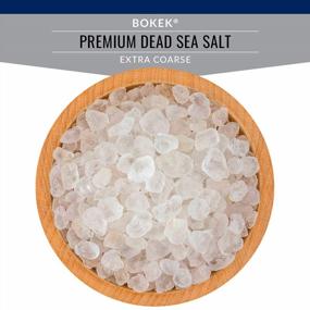 img 1 attached to Оживите свое тело с помощью 55-фунтового мешка соли для ванн SaltWorks Bokek Dead Sea без запаха
