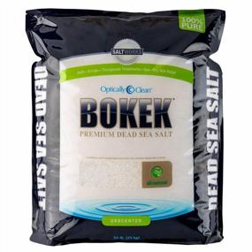 img 4 attached to Revitalize Your Body With 55Lb Bag Of Unscented SaltWorks Bokek Dead Sea Bath Salt