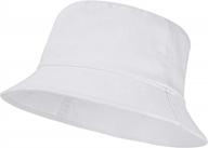 unisex cotton bucket hat - packable sun protection for men & women | umeepar логотип