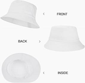 img 1 attached to Unisex Cotton Bucket Hat - Packable Sun Protection For Men & Women | Umeepar