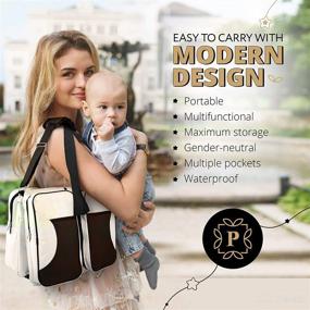 img 3 attached to 👶 3-in-1 Diaper Bag Backpack: Bed, Changing Station & Organizer – Waterproof Multi-Functional Baby Bassinet Diaper Backpack with Foldable Bed – Beige