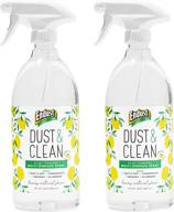 endust 2 count plant-based multi-surface dusting & cleaning spray: effective and eco-friendly solution logo