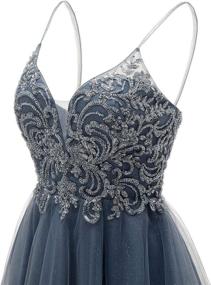 img 1 attached to 💃 Glamorous Homecoming Dresses: Beaded Spaghetti Straps & Glitter-Sparked Women's Clothing at Dresses