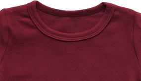 img 3 attached to GLEAMING GRAIN Toddler Sleeve T Shirts Girls' Clothing ~ Tops, Tees & Blouses