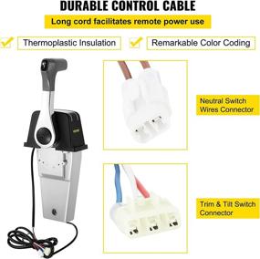 img 1 attached to Mophorn Throttle 67200 93J13 Outboard Control