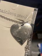 img 1 attached to 🎁 PARTNER Daughter Gift: Inspiring Pendant Necklace Jewelry from Mom Dad, Perfect for Daughter & Granddaughter review by Angela Johnson