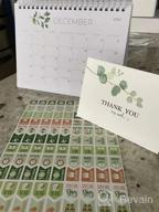 img 1 attached to 2023 Small Desk Calendar With Stickers - October 2022 To June 2024 - 6" X 8" Flip Desktop Organizer For Easy Organization - Beautiful Greenery Design review by Cedric Ziebart