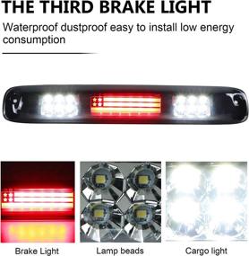 img 2 attached to 🚨 High Mount Rear Cargo Stop Light for 1999-2007 Chevy Silverado GMC Sierra 1500 2500 3500 HD Classic, LED Third 3rd Brake Light