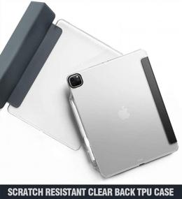 img 1 attached to Slim Fit Trifold Stand Folio Front Чехол для iPad Pro 12.9 2020 и 2018 с держателем для карандашей - Poetic Lumos X Series